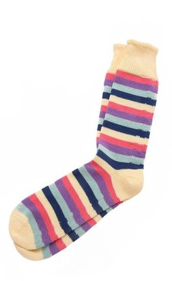Corgi 5 Color Stripe Socks