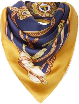 Joules Eventing silk square burghley scarf