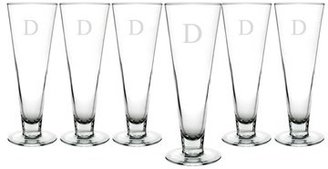 Cathy's Concepts Personalized Classic Pilsner Glasses (Set of 6) (Online Only)