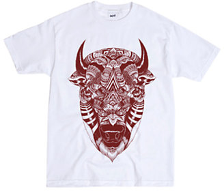SCRT Bison Print T-Shirt, White