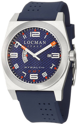 Locman Sport Stealth GMT Men's Quartz Watch 200BLKVL