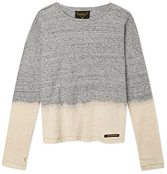 Finger In The Nose Saria dip-dye long-sleeved top 4-16 years