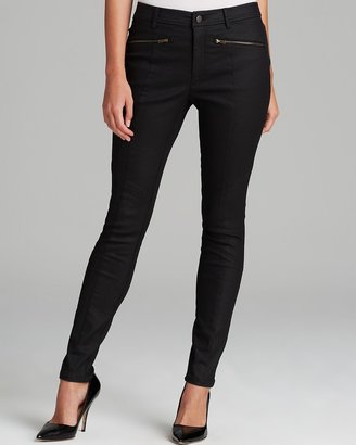 Eileen Fisher Skinny Moto Jeans in Black - The Fisher Project