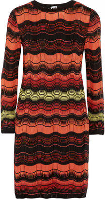 M Missoni Stretch crochet-knit mini dress