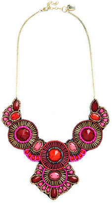 Zad Fashion Inc. Medallion Marvel Necklace in Pink