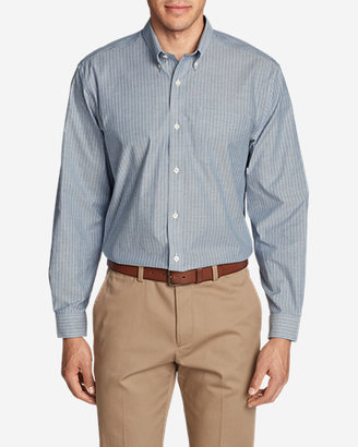 Eddie Bauer Men's Wrinkle-Free Relaxed Fit Oxford Cloth Shirt - Pattern