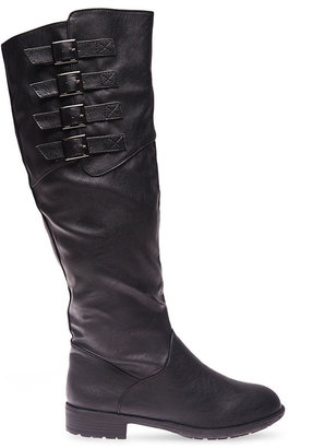 Wet Seal Buckled Tall Riding Boots