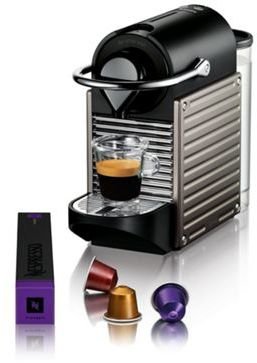 Krups Nespresso 'Pixie' XN300540 Titanium coffee machine