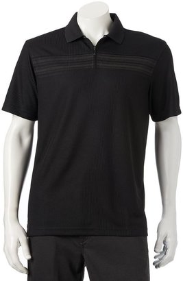 Haggar classic-fit chest-striped performance polo - men