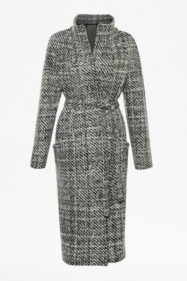 French Connection Lana Speckled Belted Coat