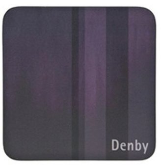 Denby Set of four purple coasters