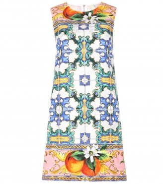 Dolce & Gabbana Cotton And Silk-blend Brocade Dress
