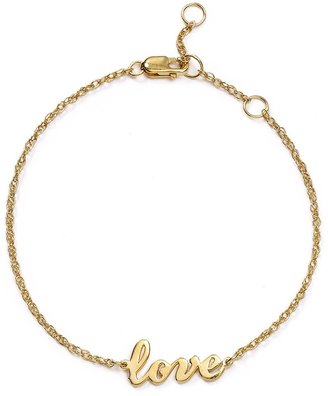 Jennifer Zeuner Jewelry Addison Cursive Love Bracelet