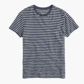 J.Crew Nautical-striped heathered T-shirt