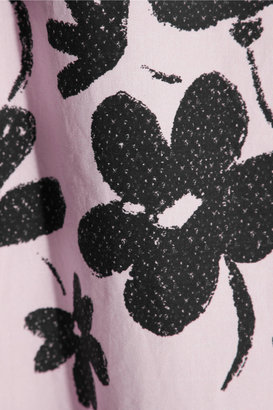 Marni Floral-print cotton-poplin maxi dress