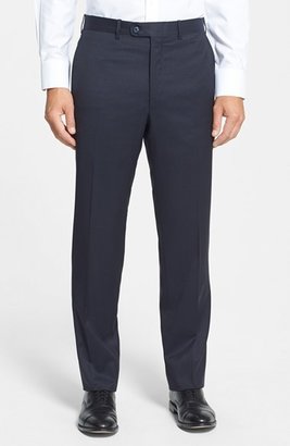 JB Britches Flat Front Check Trousers
