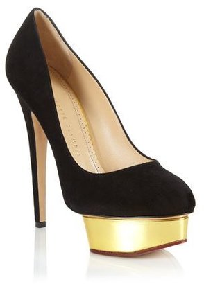 Charlotte Olympia Dolly Suede Pump