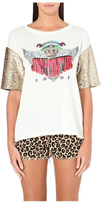 Juicy Couture Cotton and modal rock t-shirt Angel ang