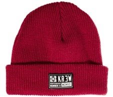 KR3W Cuff Beanie Hat - Red