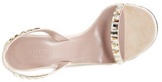 Gucci 'Mallory' Jeweled Sandal (Women)