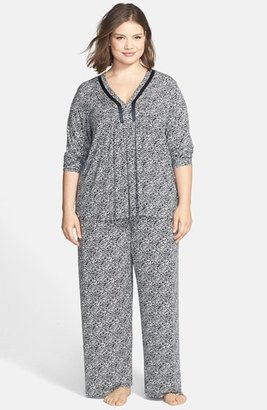 Midnight by Carole Hochman 'Restful Mornings' Pajamas (Plus Size)