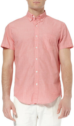 J.Crew Button-Down Collar Cotton Short-Sleeve Shirt