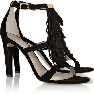 Chloé Fringed suede sandals