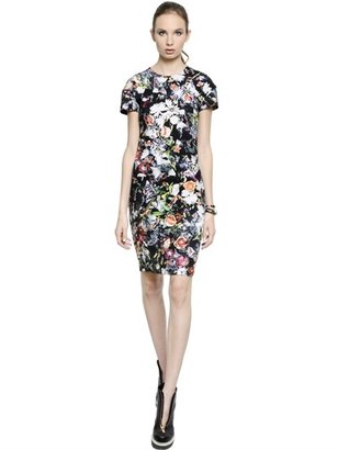 McQ Floral Printed Cotton Jersey Dress