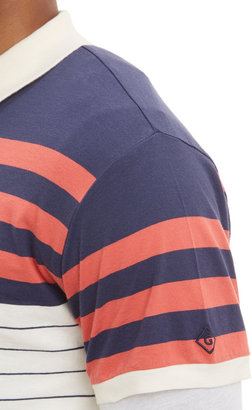 Gant Mixed Stripe-Pattern "The Rugger" Polo