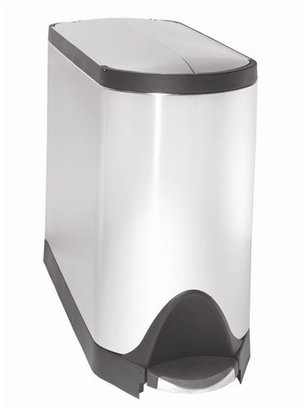 Simplehuman Butterfly Step Trash Can, Stainless Steel