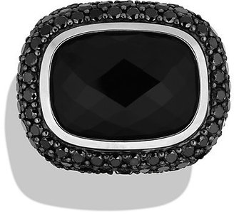 David Yurman Waverly Limited-Edition Ring with Hematine and Gray Diamonds