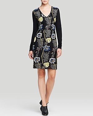 Tracy Reese Dress - Floral Embroidered Sheath