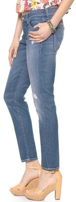7 For All Mankind Josephina Destroyed Jeans with Rolled Hem