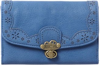 Nica Alicia blue medium flap over purse
