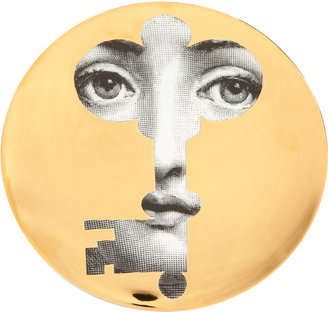 Fornasetti Face in Key" Plate