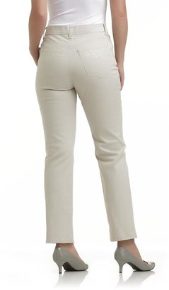 Gloria Vanderbilt Petite's Embellished Amanda Fit Jeans - Colored