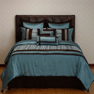OPTIONS Options:32TM Maze 8-pc. Reversible Comforter Set