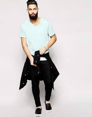 ASOS T-Shirt With V Neck And Relaxed Fit