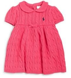 Ralph Lauren Infant's Cable-Knit Babydoll Dress/3-12 mo.