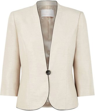 Jacques Vert Contrast piped jacket