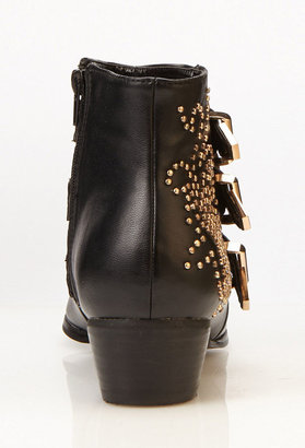 Forever 21 Buckled Ankle Boots