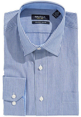 Nautica Classic Fit Button Front Shirt-BLUE-15 32/33
