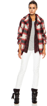 Etoile Isabel Marant Gael Check Wool-Blend Jacket