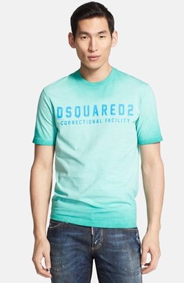 DSquared 1090 Dsquared2 'Correctional' Logo Graphic T-Shirt