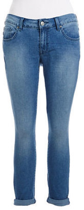 Jessica Simpson Plus Cuffed Low Rise Skinny Jeans