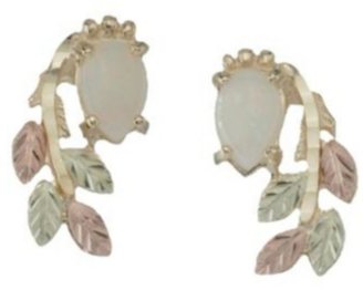 J & Company Black Hills Gold J Co.® 10K Genuine Opal Earrings