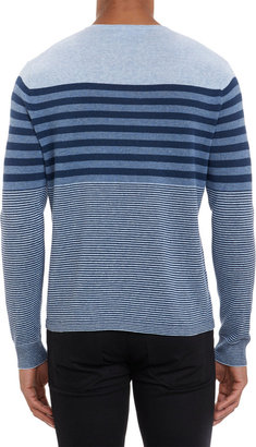 Vince Mixed-Stripe Sweater