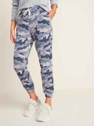 women's blue camo jeans