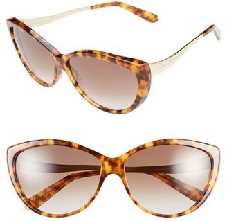 Alexander McQueen 61mm Cat Eye Sunglasses