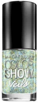 Maybelline Color Show Veils Nail Lacquer Top Coat Teal Beam